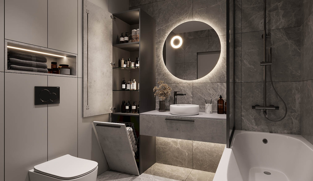 Полки против шкафов: что лучше для ванной, прихожей, кухни и спальни - фото №14