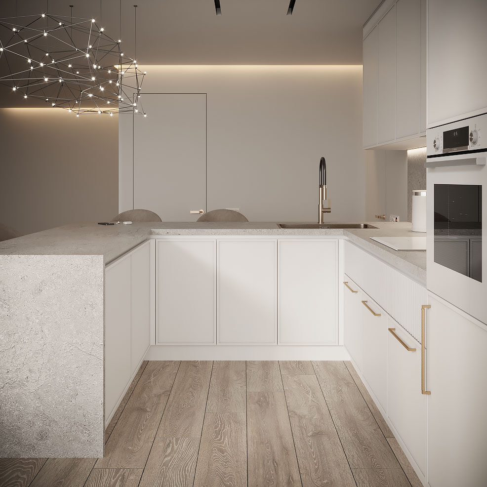 Что важно учитывать при выборе кухни в светлых тонах - фото №32