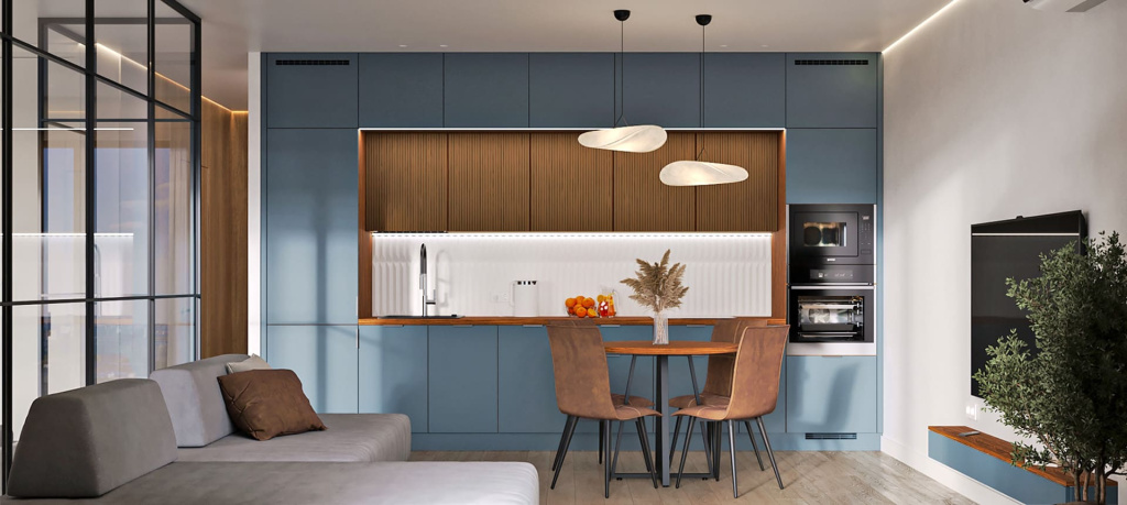 Как оформить кухню в темных тонах. Советы экспертов - фото №25