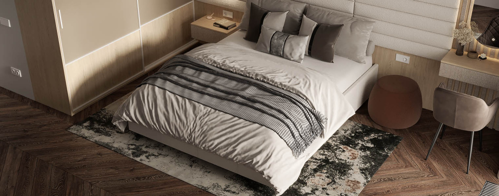 Технологии, минимализм и уют: тренды в дизайне современной спальни - фото №16