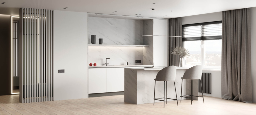 Что важно учитывать при выборе кухни в светлых тонах - фото №2