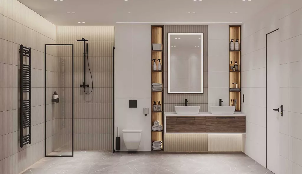 Дизайн ванной комнаты 2023-2024 - фото №10
