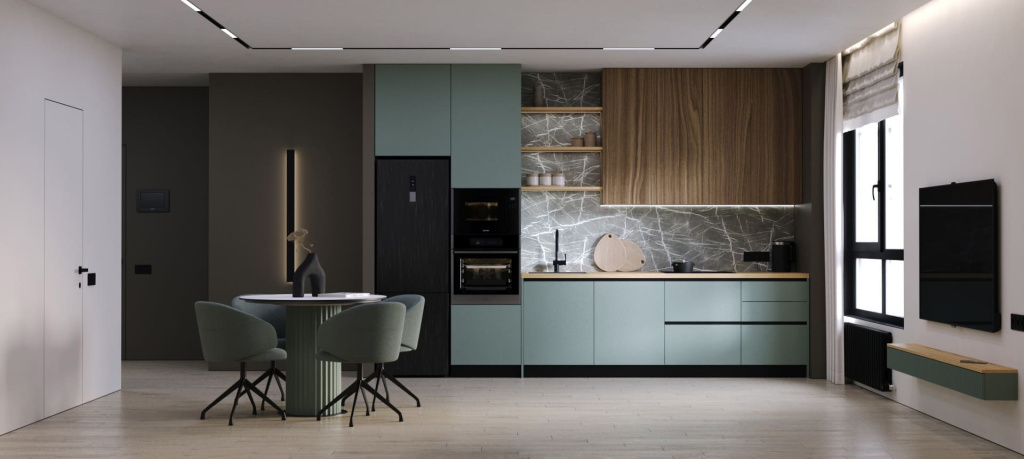 Как оформить кухню в темных тонах. Советы экспертов - фото №34