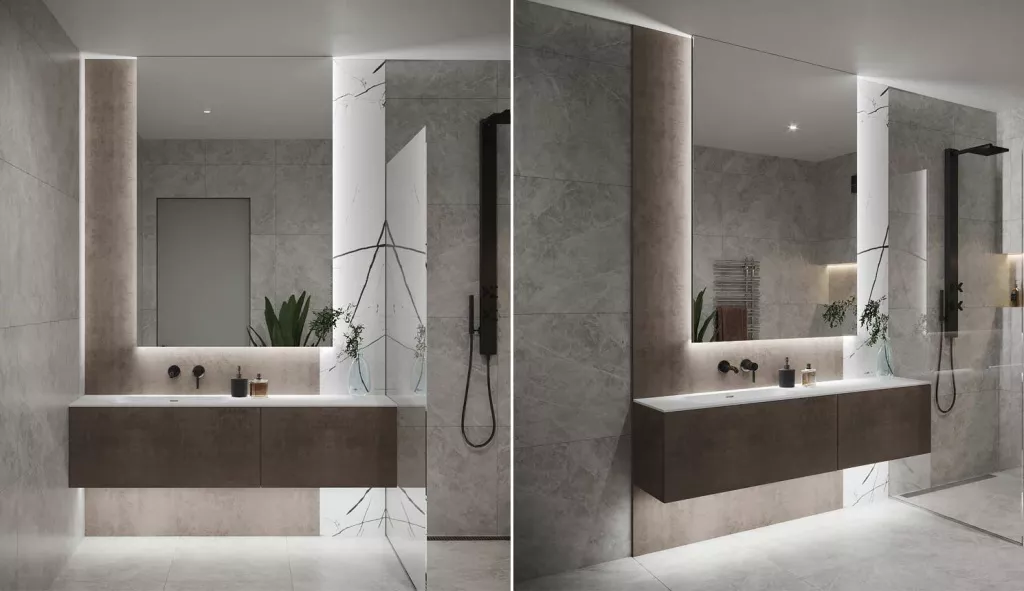 Дизайн ванной комнаты 2023-2024 - фото №6