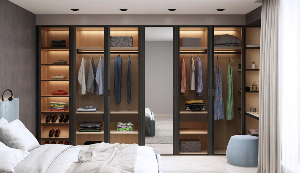 Как обустроить гардеробную на 3 кв. метрах - фото №16