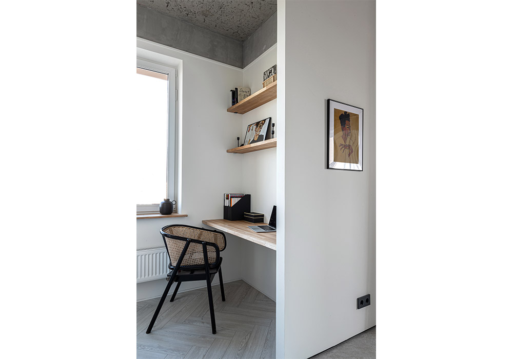 Северная сдержанность и южный темперамент в однокомнатной квартире - фото №16