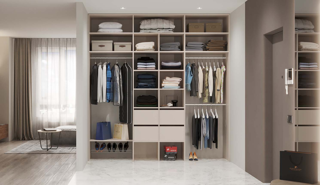 Как обустроить гардеробную на 3 кв. метрах - фото №2