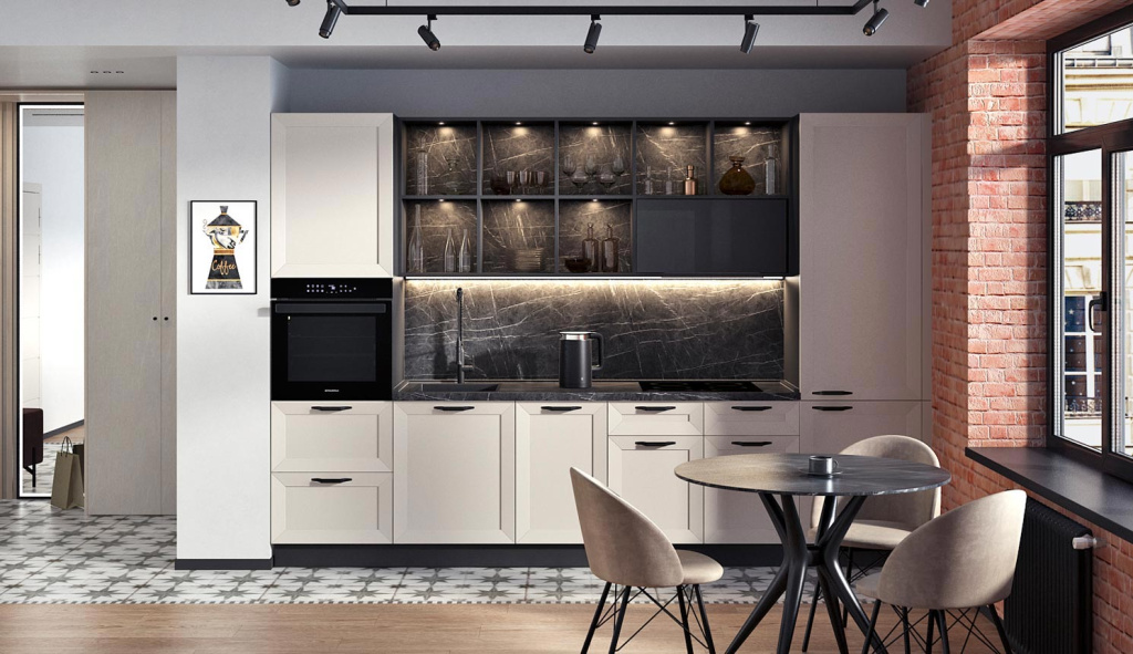 Современная кухня для молодой пары без детей - фото №14