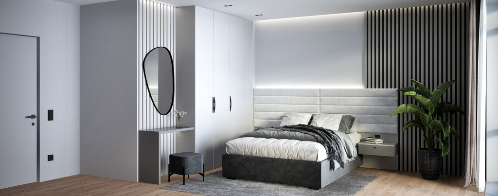 Технологии, минимализм и уют: тренды в дизайне современной спальни - фото №5