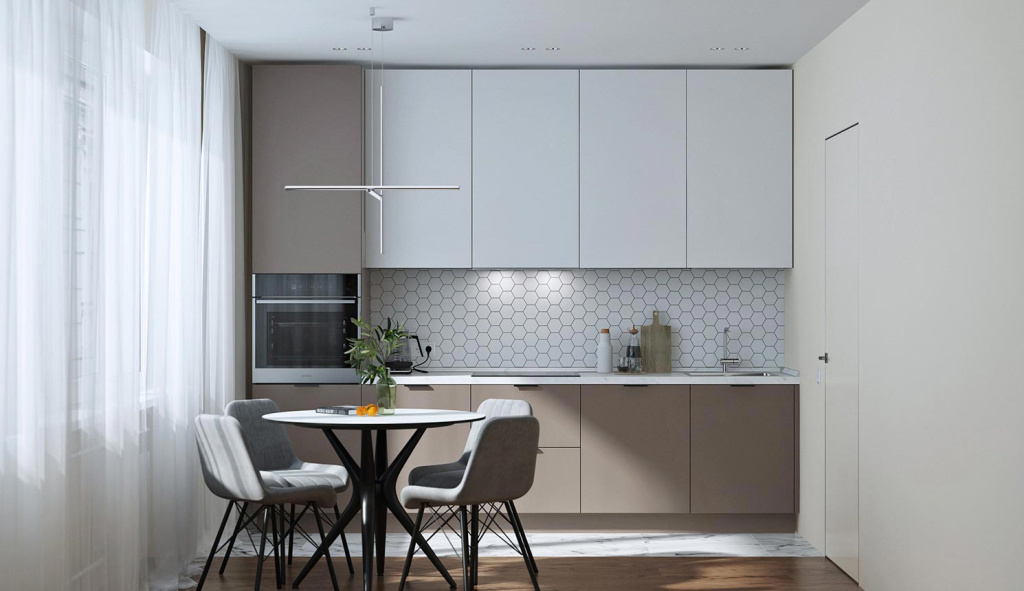 Современная кухня для молодой пары без детей - фото №2