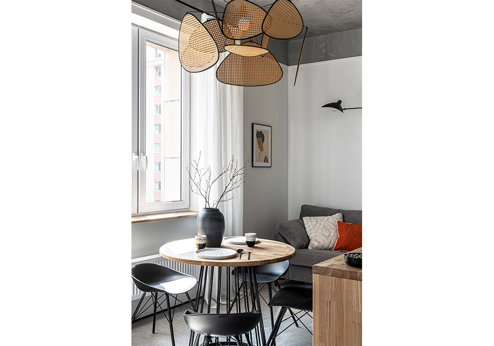 Северная сдержанность и южный темперамент в однокомнатной квартире - фото №2