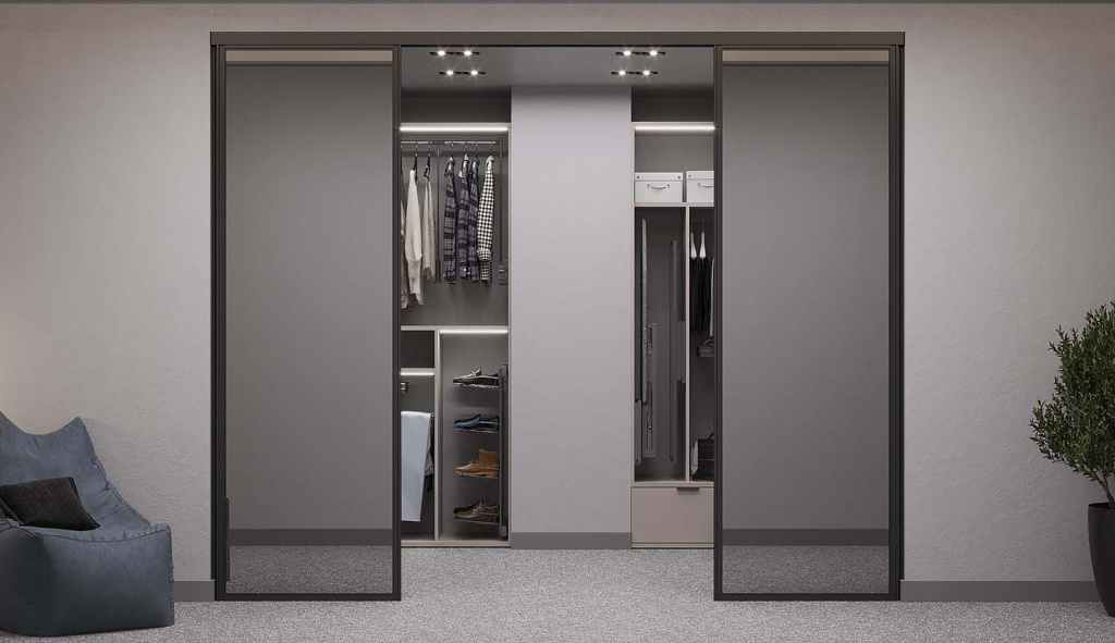 Как обустроить гардеробную на 3 кв. метрах - фото №4