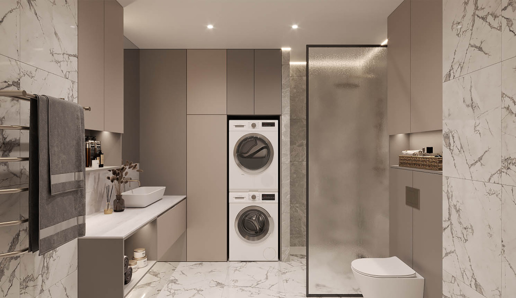 7 лайфхаков, как сделать удобную ванную в маленькой квартире - фото №15