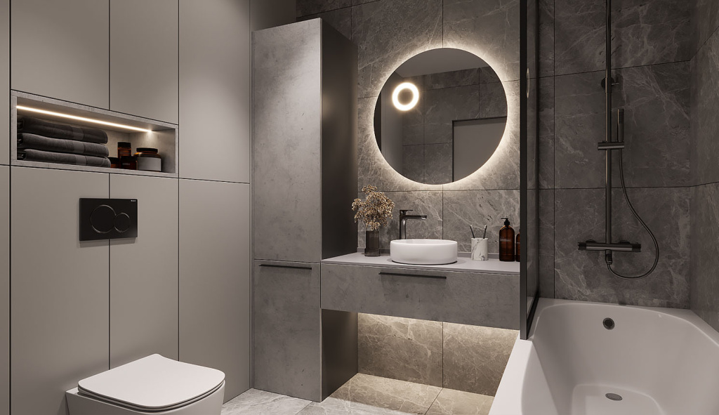 7 лайфхаков, как сделать удобную ванную в маленькой квартире - фото №34