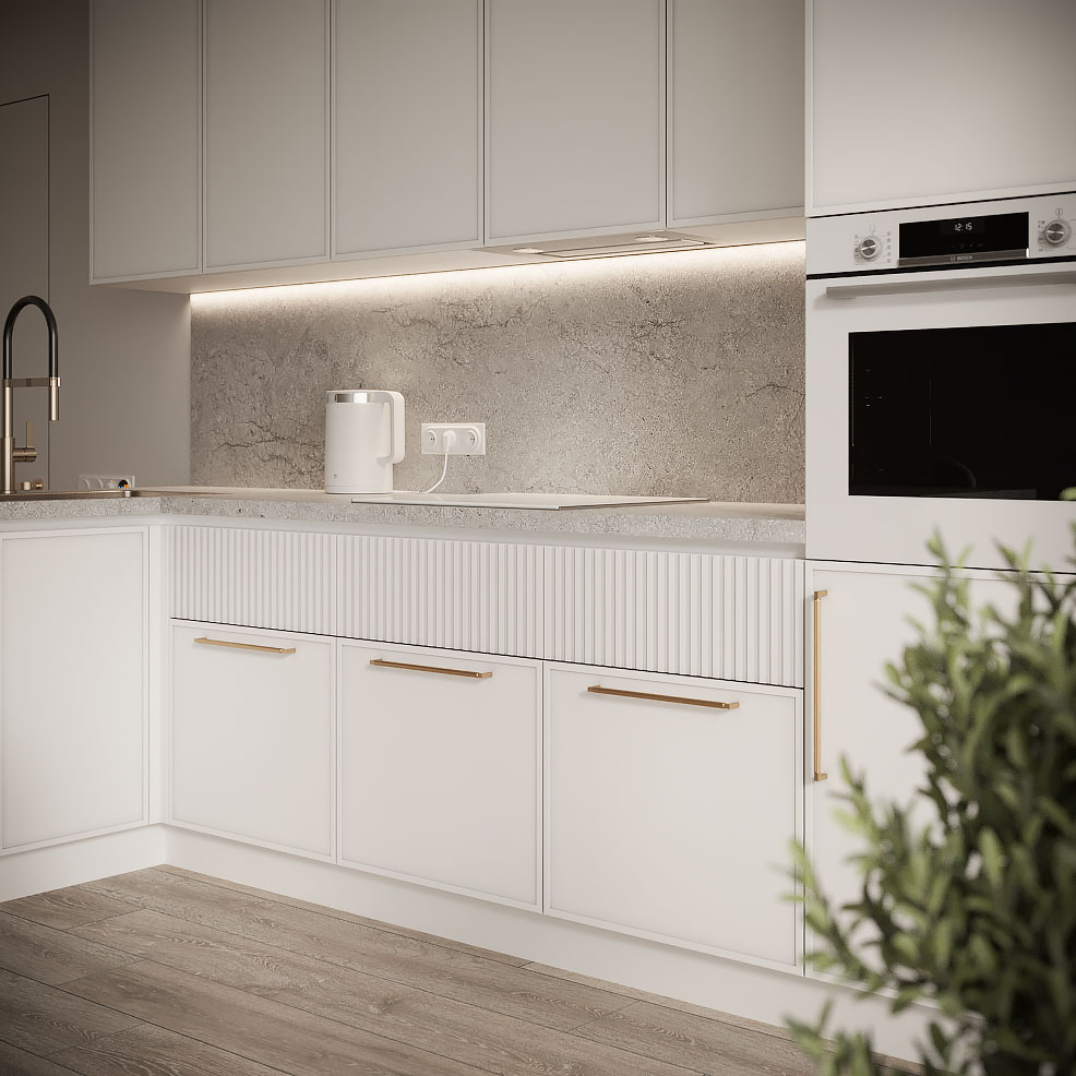 Что важно учитывать при выборе кухни в светлых тонах - фото №4