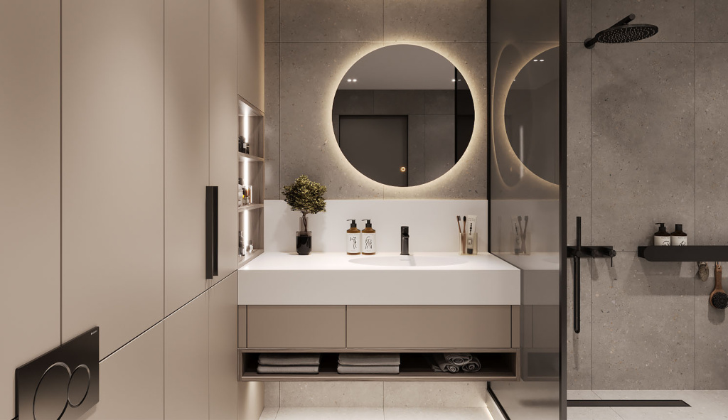 7 лайфхаков, как сделать удобную ванную в маленькой квартире - фото №6