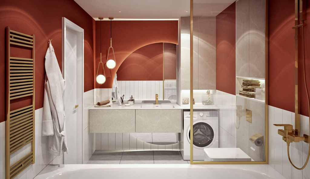 7 лайфхаков, как сделать удобную ванную в маленькой квартире - фото №36