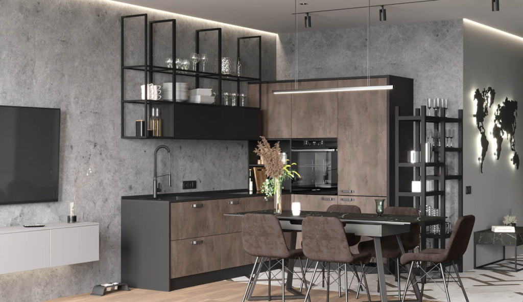 Как оформить кухню в темных тонах. Советы экспертов - фото №17