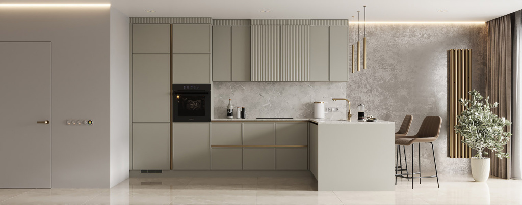 Дизайн кухни 2025-2026: новые тренды, идеи, советы дизайнеров - фото №76