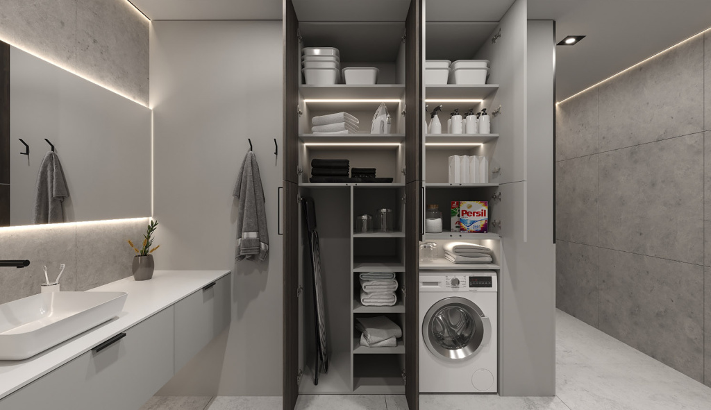 7 лайфхаков, как сделать удобную ванную в маленькой квартире - фото №25