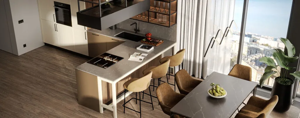 Надежность, стиль, долговечность: вся правда о кварцевом агломерате для кухни и ванной комнаты - фото №6