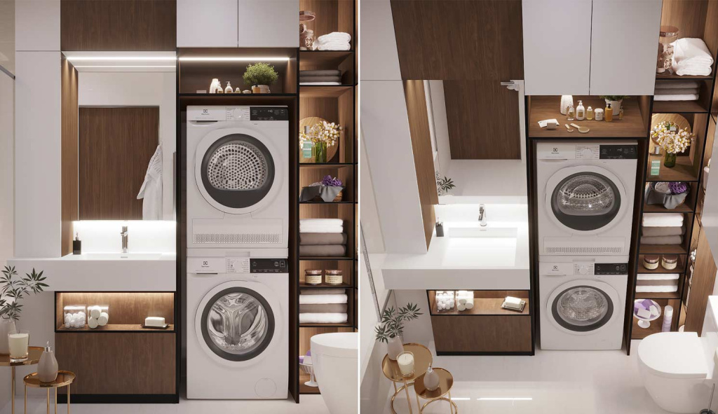 7 лайфхаков, как сделать удобную ванную в маленькой квартире - фото №14