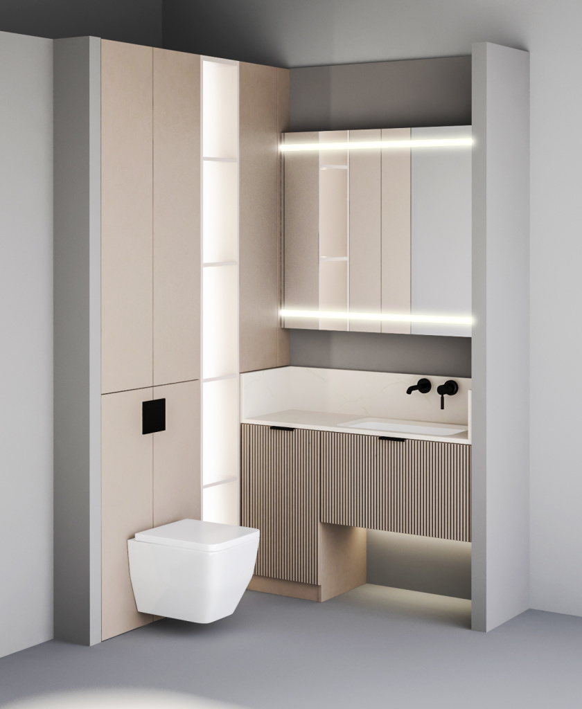 7 лайфхаков, как сделать удобную ванную в маленькой квартире - фото №9