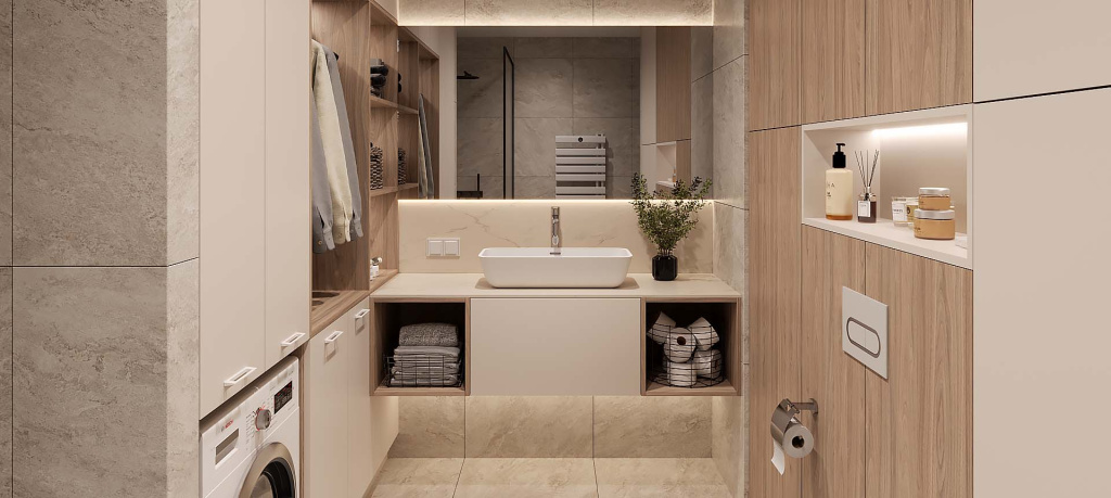 7 лайфхаков, как сделать удобную ванную в маленькой квартире - фото №27