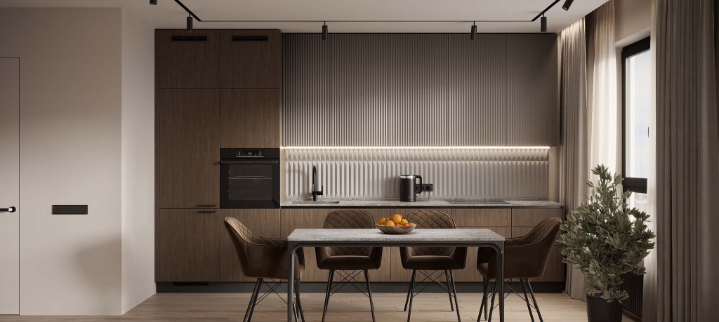 Как оформить кухню в темных тонах. Советы экспертов - фото №26