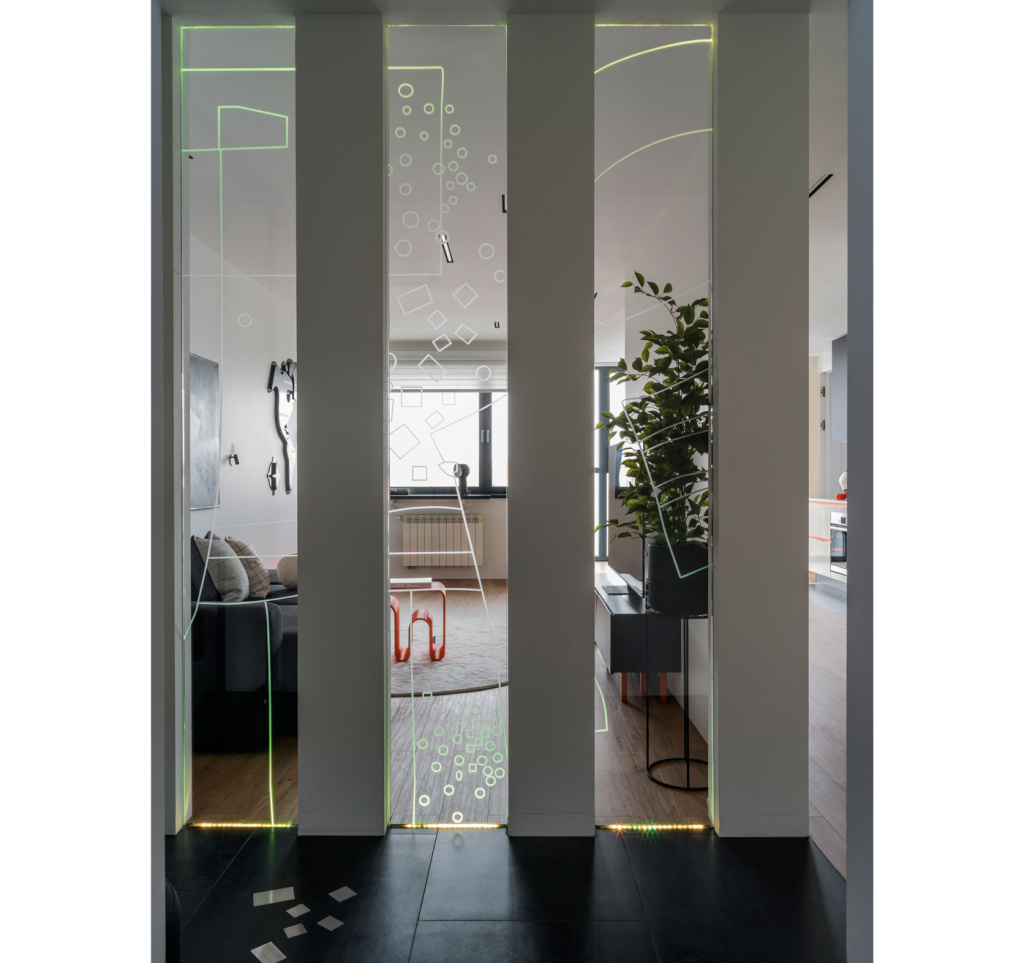 Кандинский, осенний лес и снесенная перегородка: современная квартира для взрослых детей - фото №6