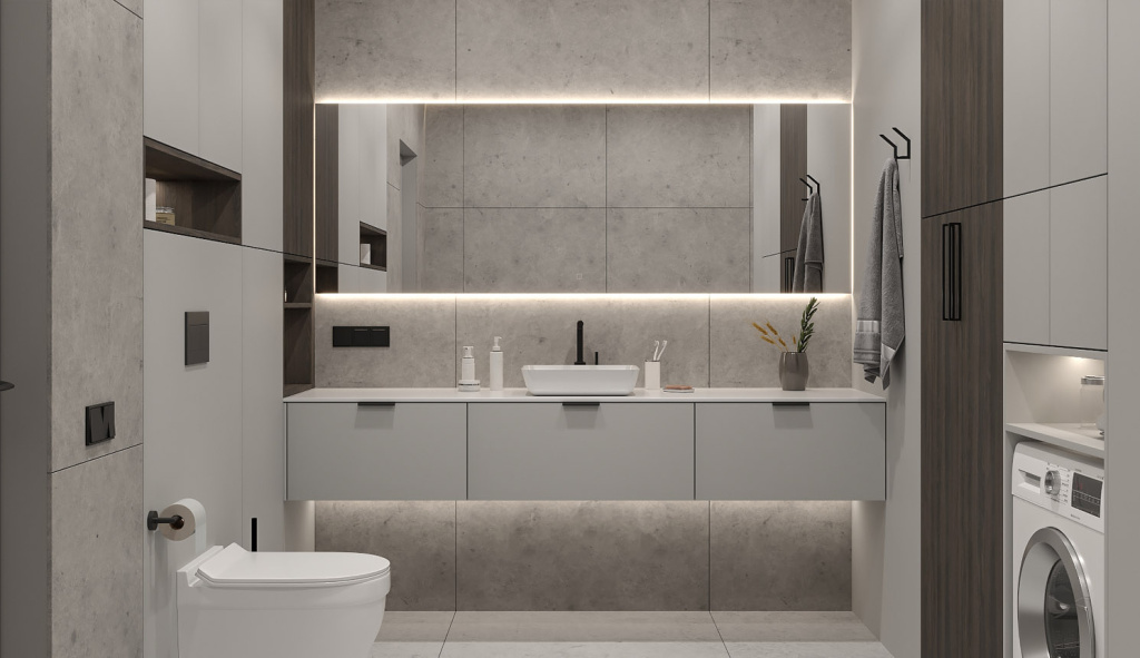 7 лайфхаков, как сделать удобную ванную в маленькой квартире - фото №16