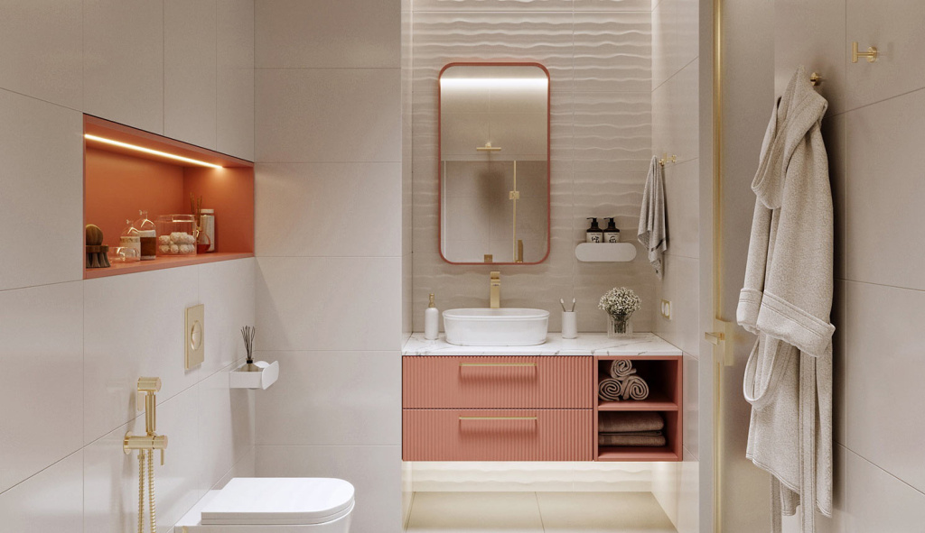 7 лайфхаков, как сделать удобную ванную в маленькой квартире - фото №8