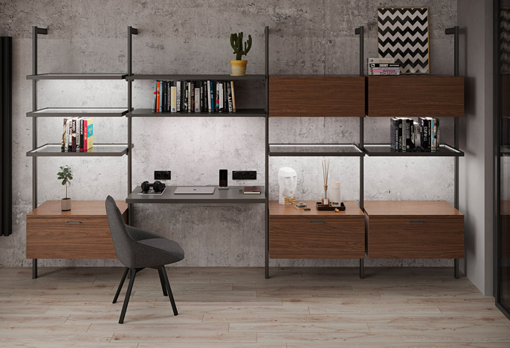 Варианты зонирования квартир свободной планировки - фото №37