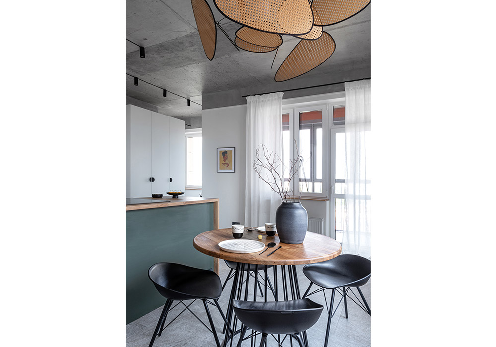 Северная сдержанность и южный темперамент в однокомнатной квартире - фото №13