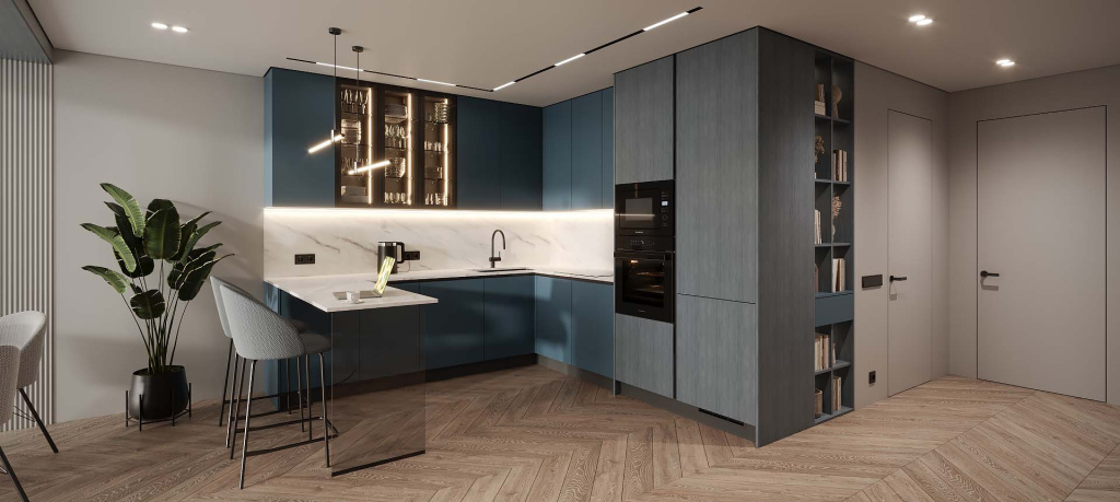 Как оформить кухню в темных тонах. Советы экспертов - фото №8