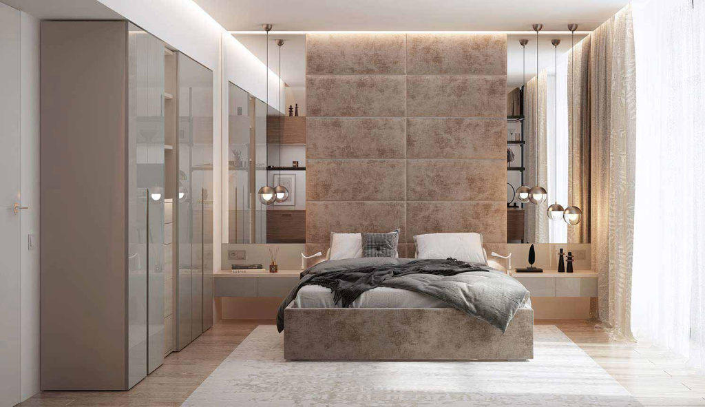 Модные тренды дизайна спальни - фото №16