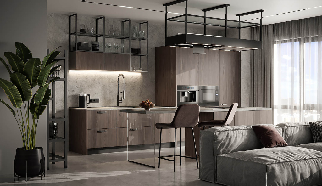 Как оформить кухню в темных тонах. Советы экспертов - фото №38