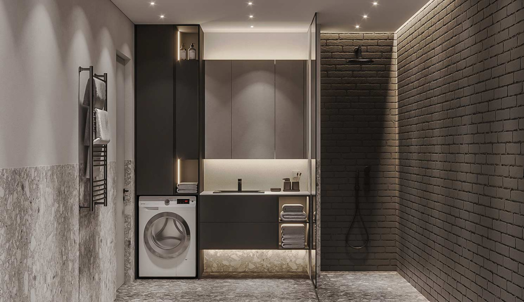 7 лайфхаков, как сделать удобную ванную в маленькой квартире - фото №37