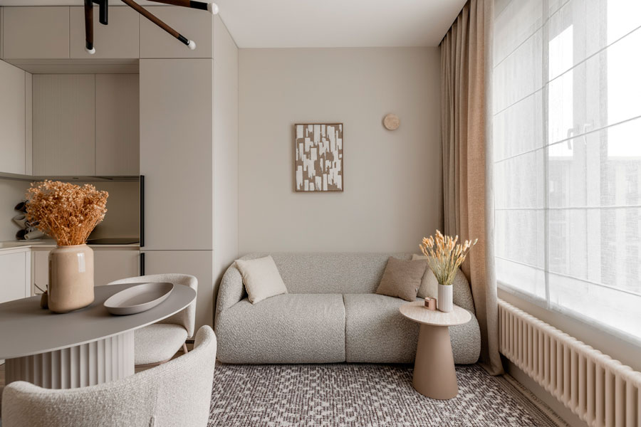 Сливочно-шоколадная квартира, в которой хочется остаться каждому - фото №19