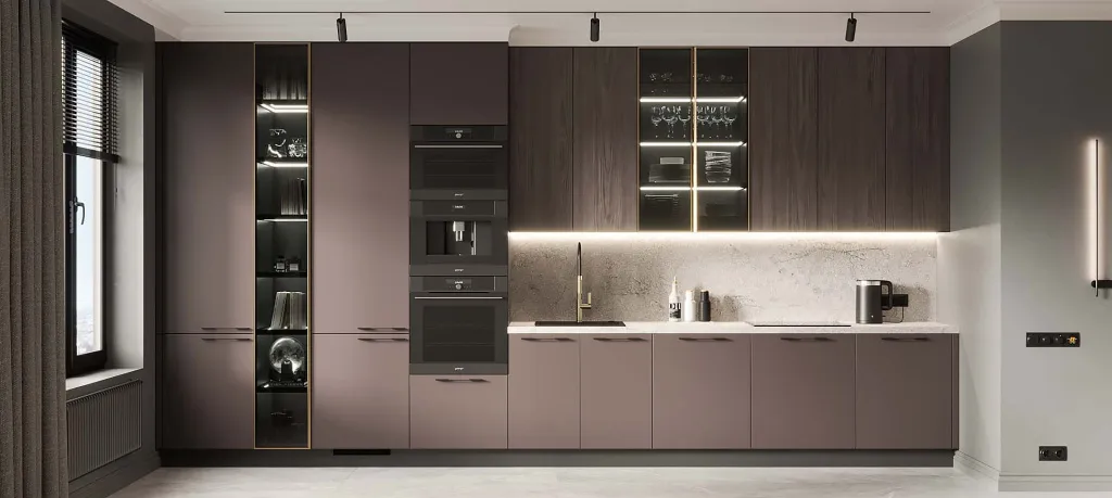 Дерево, стекло, металл: топ-20 сочетаний для современной кухни - фото №18