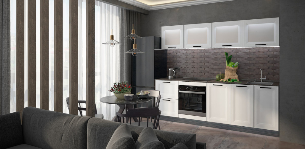 Варианты зонирования квартир свободной планировки - фото №30