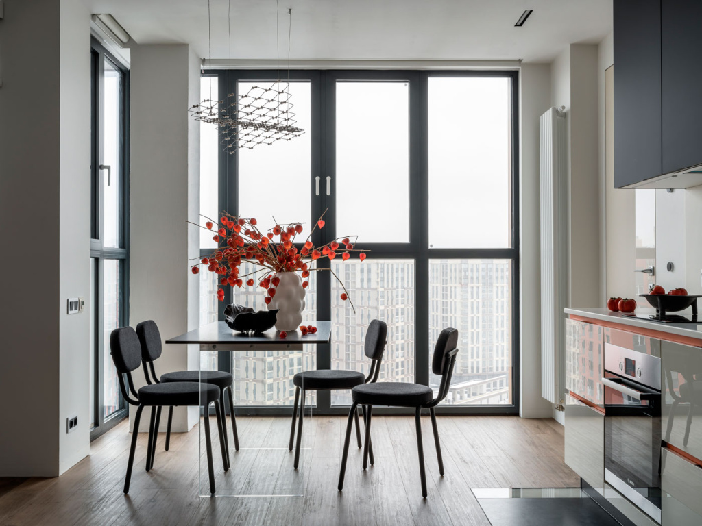 Кандинский, осенний лес и снесенная перегородка: современная квартира для взрослых детей - фото №17