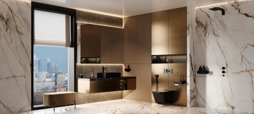 7 лайфхаков, как сделать удобную ванную в маленькой квартире - фото №24