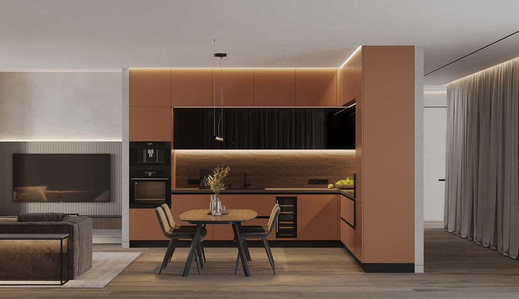 Как оформить кухню в темных тонах. Советы экспертов - фото №19