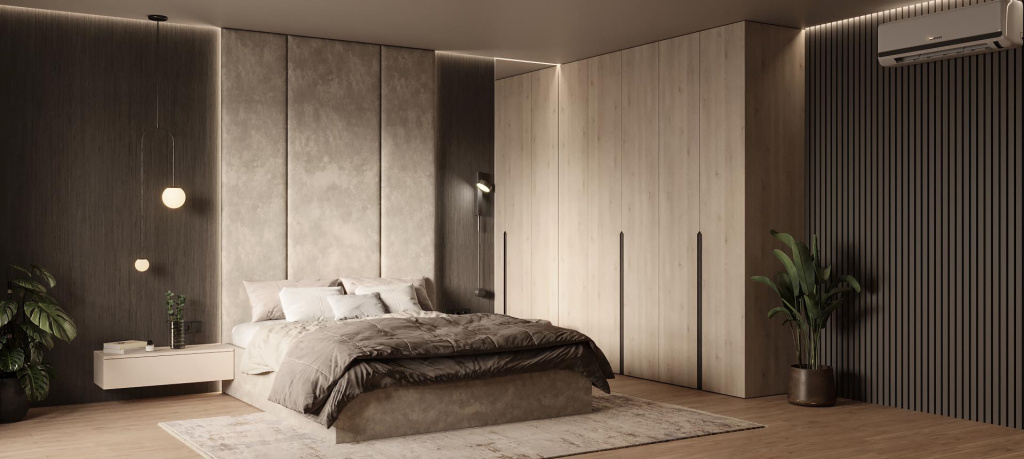 Технологии, минимализм и уют: тренды в дизайне современной спальни - фото №1