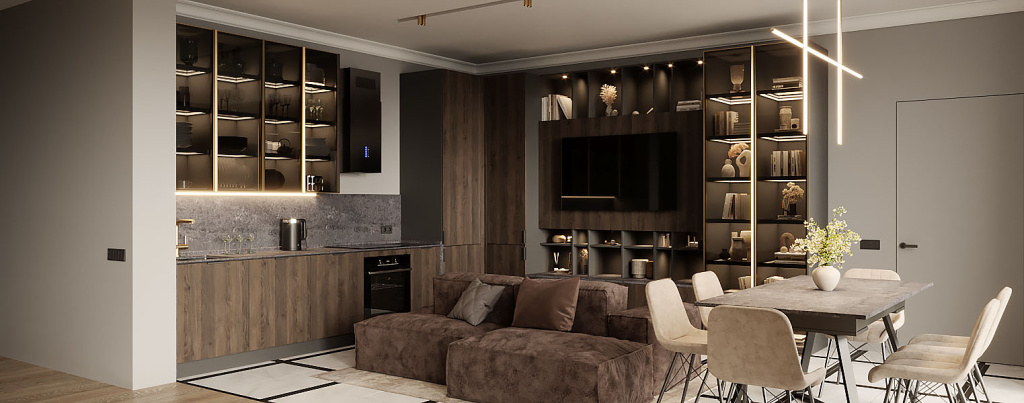 Дизайн кухни 2025-2026: новые тренды, идеи, советы дизайнеров - фото №72