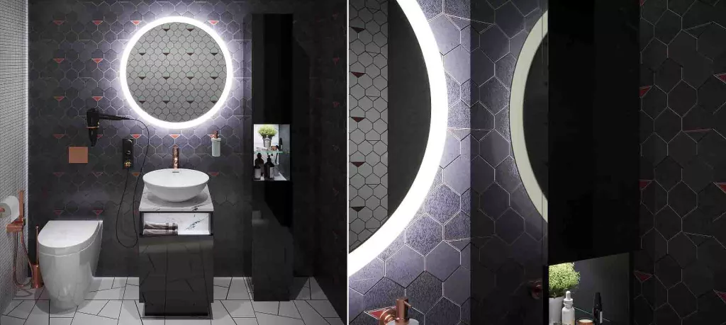 Дизайн ванной комнаты 2023-2024 - фото №11