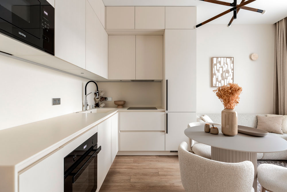 Сливочно-шоколадная квартира, в которой хочется остаться каждому - фото №17