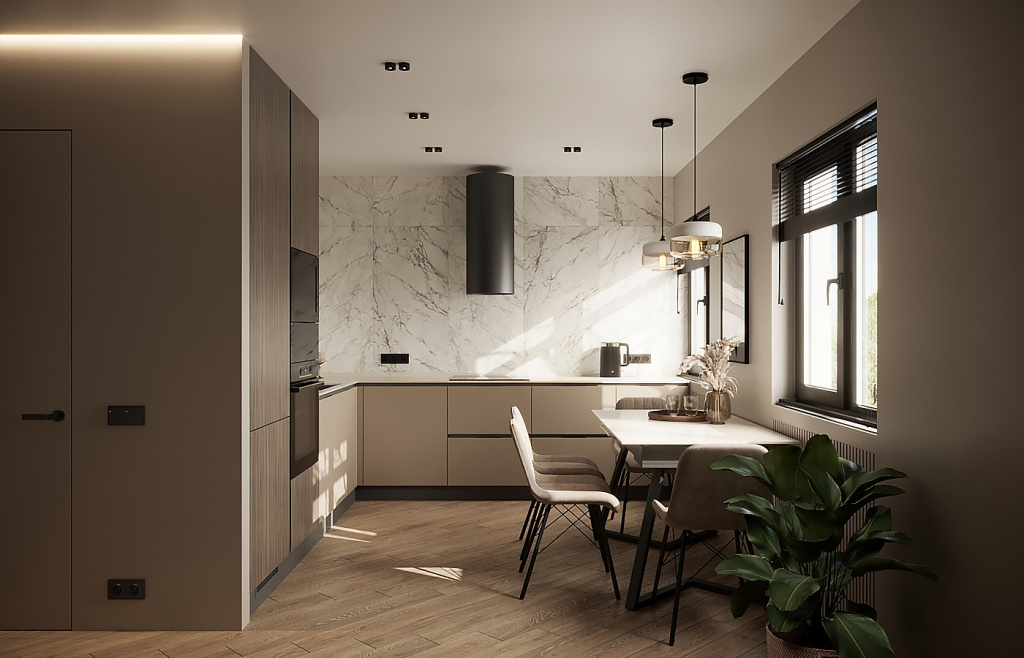 Дизайн кухни 2025-2026: новые тренды, идеи, советы дизайнеров - фото №103