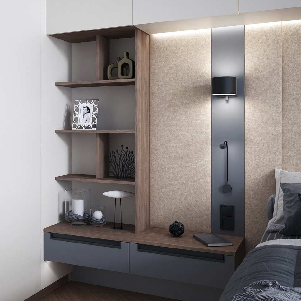 Технологии, минимализм и уют: тренды в дизайне современной спальни - фото №17